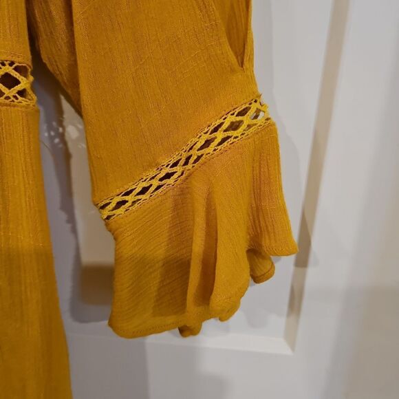 Entro Kimono Mustard Gold - Picture 3 of 9